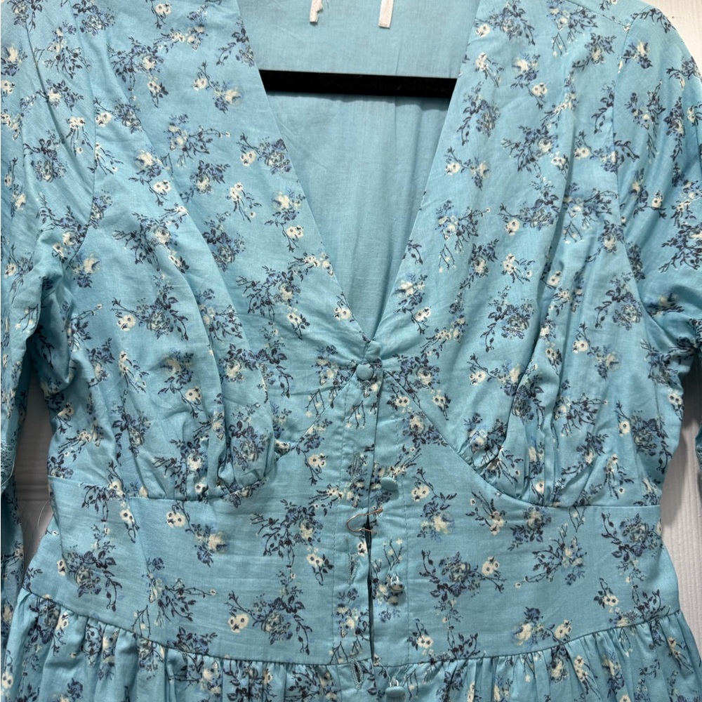 Beautiful light blue and beige